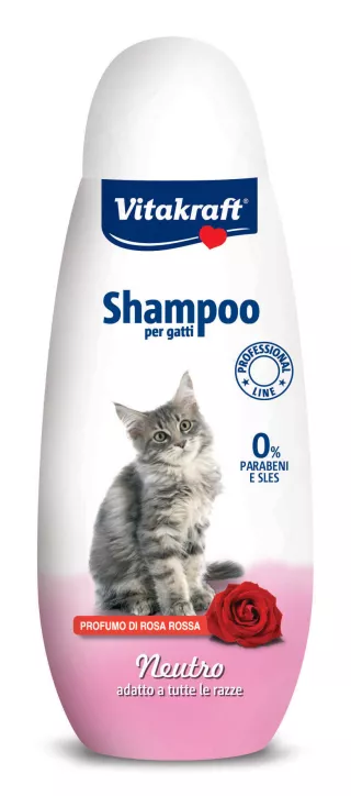 Vitakraft 2 flaconi shampoo neutro gatti 250 ml.